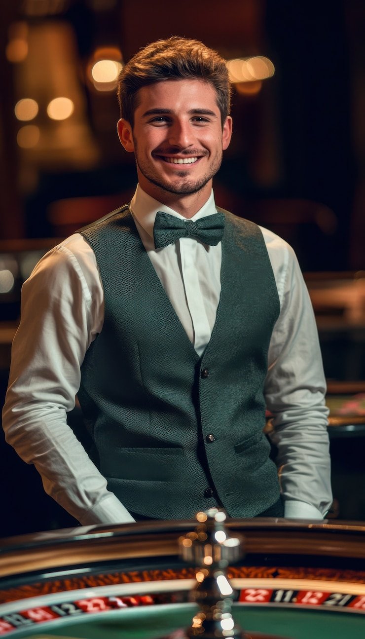 Live European Roulette table streaming at mpo222 login with real croupier and wheel
